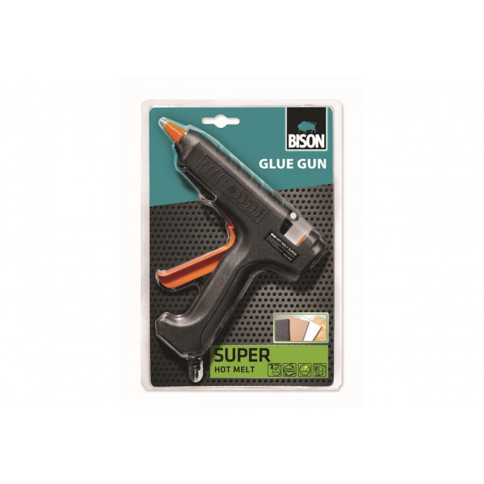 BISON - GLUE GUN SUPER TW4 Heat Gun 60W for Silicone Rods 11mm - 6311397