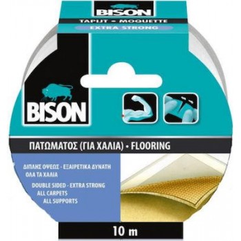 BISON - Self-adhesive Double-Sided Tape for Carpets Transparent 10m - 7000804