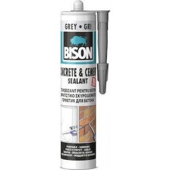 BISON - Concrete & Cement Sealant Silicone White 310ml - 6308704