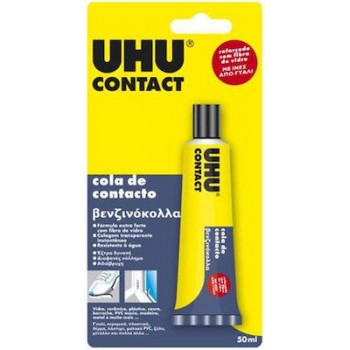 UHU - Contact Glue Gel Υγρό Βενζινόκολλας Διάφανη 50ml - 64627