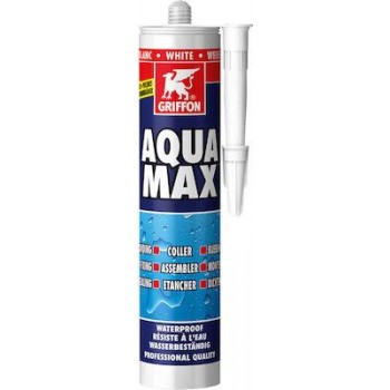 Griffon - Aqua Max Σφραγιστική Σιλικόνη Λευκή 425gr - 632377