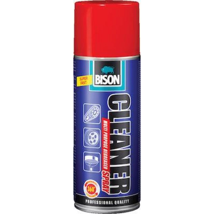 BISON - Cleaner Spray Καθαριστικό γενικής χρήσης & απολυπαντικό σπρέι για μέταλλα 400ml - 6305981