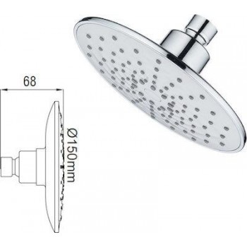 VIOSPIRAL - ELLIS Round Shower Head 15cm - 06-2060/S
