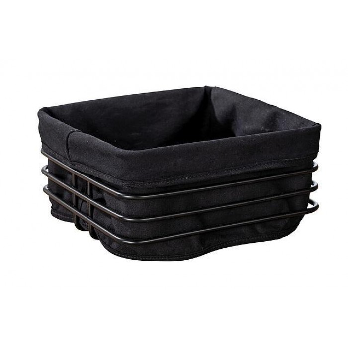 WENKO - Premium Square Bread Basket with Removable Washable Cotton Lining - 550921121 WENKO - Premium Square Bread Basket with Removable Washable Cotton Lining - 550921121