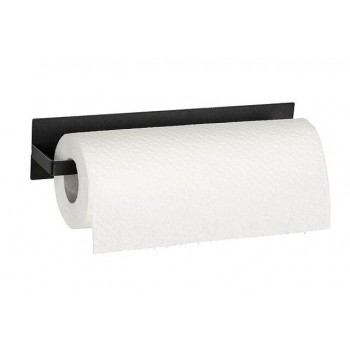 WENKO - Ima Magnetic Stand for Kitchen Roll Black - 550131121