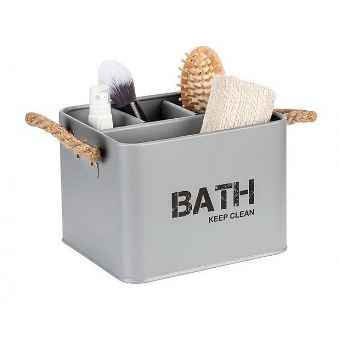 WENKO - GARA BATHROOM BOX 4 SEATS GRAY - 237021121 WENKO - GARA BATHROOM BOX 4 SEATS GRAY - 237021121