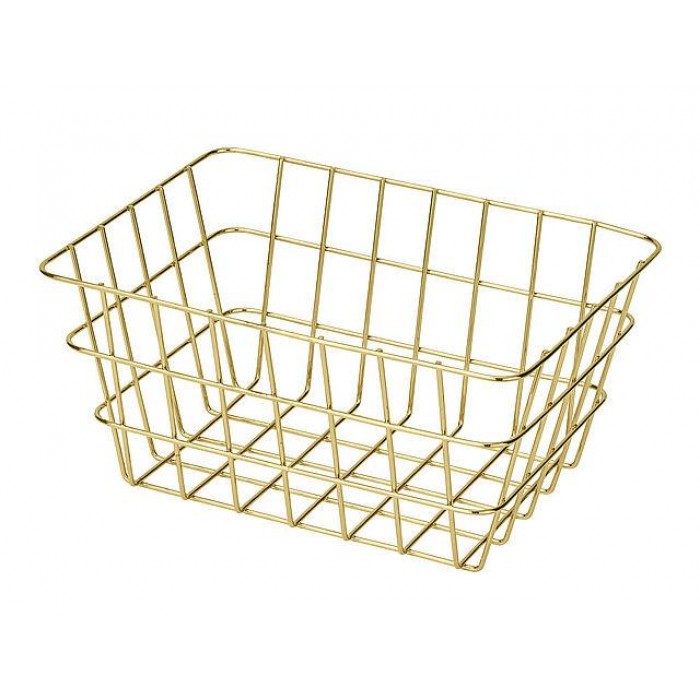 WENKO - VIANA ORGANIZING BASKET GOLD - 243691121 WENKO - VIANA ORGANIZING BASKET GOLD - 243691121