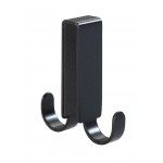 WENKO - Vieste Inox Διπλός Γάντζος Ντουζιέρας Μαύρος - 244301121