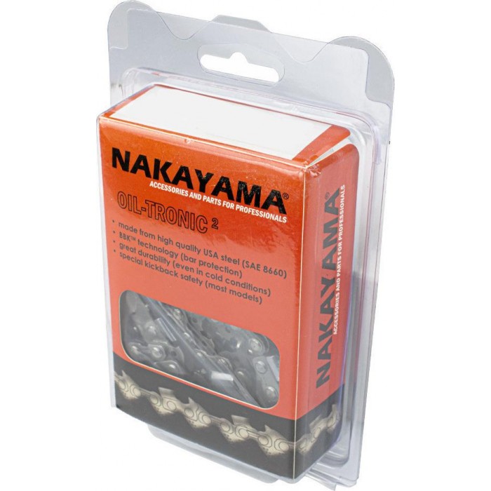 Nakayama - BG13-S-045 3/8"LP Pitch Chainsaw Chain, Guide Thickness .050"-1.3mm & Number of Guides 45E - 031543