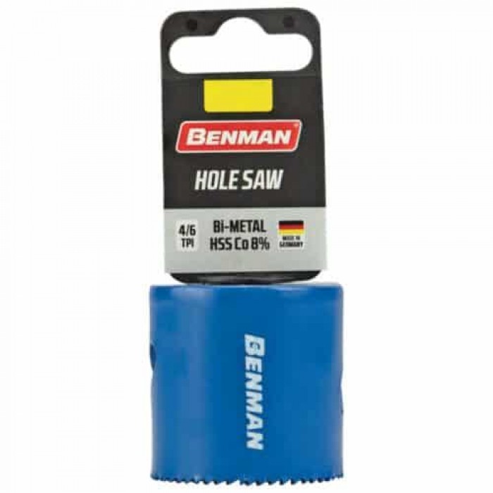 Benman - Bi-Metal Cobalt 8% 4/6 TPI Cup Drill No. 54mm - 72742 Benman - Bi-Metal Cobalt 8% 4/6 TPI Cup Drill No. 54mm - 72742