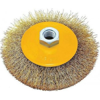 F.F. Group - Angle Wheel Wire Brush 115mm M14 - 38689