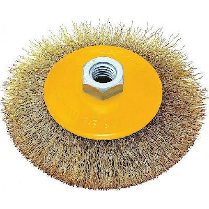 F.F. Group - Angle Wheel Wire Brush 115mm M14 - 38689 F.F. Group - Angle Wheel Wire Brush 115mm M14 - 38689