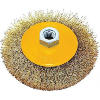 F.F. Group - Angle Wheel Wire Brush 100mm M14 - 38688