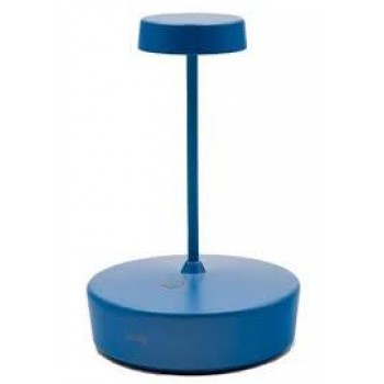 Zafferano - Lamp Table Rechargeable Swap Mini Φ10x14,8cm Led 2W IP65 Capri Blue - LD1011K3 