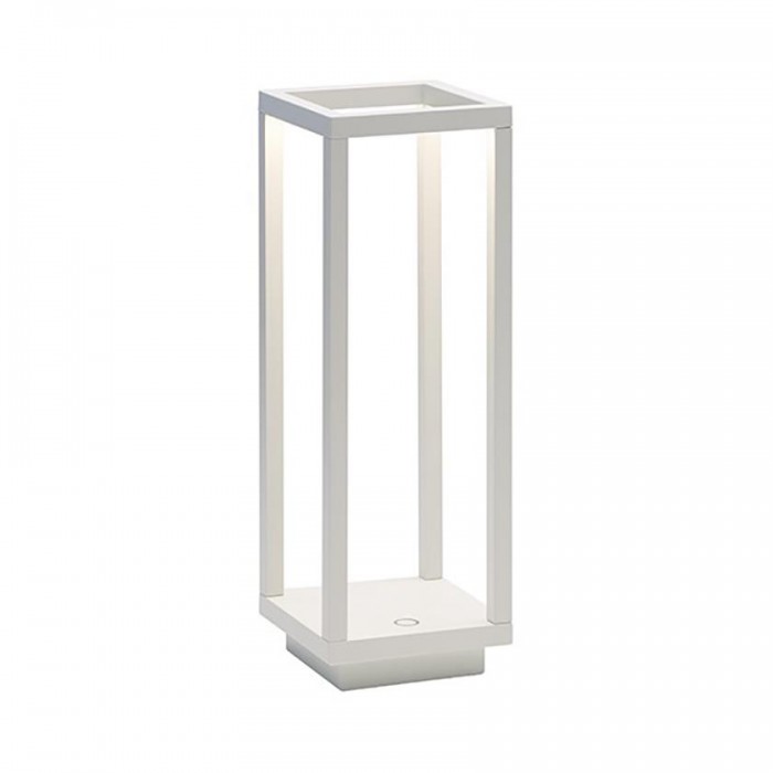 Zafferano - Tavolo Επιτραπέζιο Διακοσμητικό Φωτιστικό LED σε Λευκό Χρώμα 10x10x29,3cm - LD0258B3