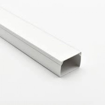 Eurolamp - Κανάλι Πλαστικό Κλειστού Τύπου 12x12mm Nylon Bag Λευκό 2m - 160-56030