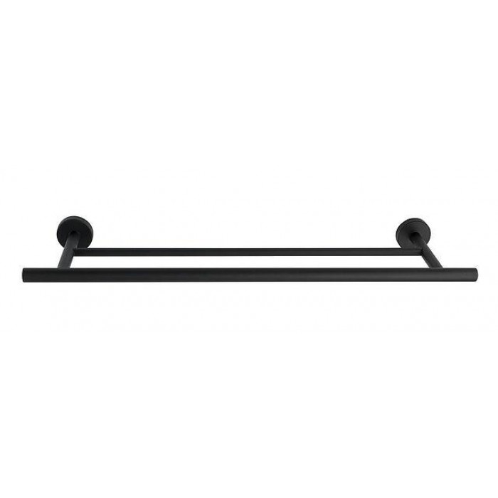 WENKO - INOX TOWEL HANGER 2 POSITIONS MAT BLACK - 244081121 WENKO - INOX TOWEL HANGER 2 POSITIONS MAT BLACK - 244081121