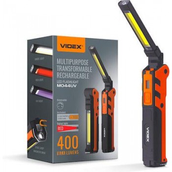 VIDEX - Dual Function Battery Workshop Flashlight with Brightness up to 400lumen - 483193