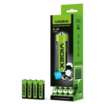Videx - ΣΕΤ Αλκαλικές Μπαταρίες AA LR6 1,5V 4ΤΜΧ - 298498
