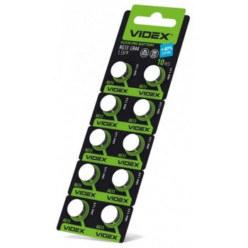 VIDEX - Alkaline Button Batteries AG13/LR44 10PCS - 291666