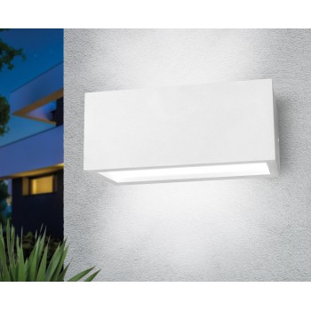 BOT LIGHTING OUTDOOR LED WALL LIGHT WHITE COLOUR VIGO1E27B BOT LIGHTING OUTDOOR LED WALL LIGHT WHITE COLOUR VIGO1E27B