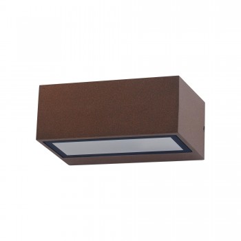 BOT LIGHTING OUTDOOR LED WALL LIGHT BROWN COLOUR VALENCIAE27C