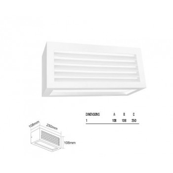 BOT LIGHTING OUTDOOR WALL LED LIGHT WHITE VIGO2E27B BOT LIGHTING OUTDOOR WALL LED LIGHT WHITE VIGO2E27B