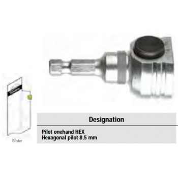 DIAGER HEXAGONAL PILOT 8,5 mm 358AH08.5 DIAGER HEXAGONAL PILOT 8,5 mm 358AH08.5