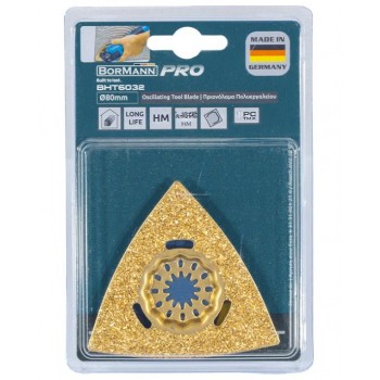 BORMANN BHT6032 CARBIDE RASP-TRIANGEL SHAPE, 80mm STARLOCK 043027 BORMANN BHT6032 CARBIDE RASP-TRIANGEL SHAPE, 80mm STARLOCK 043027