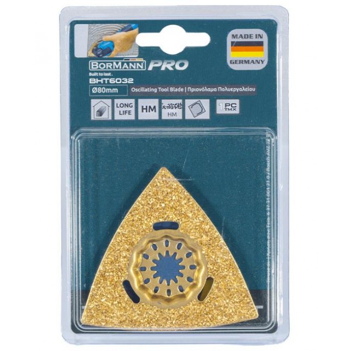 BORMANN BHT6032 CARBIDE RASP-TRIANGEL SHAPE, 80mm STARLOCK 043027