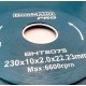 BORMANN BHT2075 DIAMOND SAW DISK WAVE TURBO Φ230x2.0x22.2mm 10mm 043997 BORMANN BHT2075 DIAMOND SAW DISK WAVE TURBO Φ230x2.0x22.2mm 10mm 043997