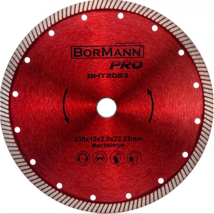 BORMANN BHT2082 ΔΙΑΜΑΝΤΟΔΙΣΚΟΣ CLASSIC Φ125X1,4X22,2mm 10mm 0440+3