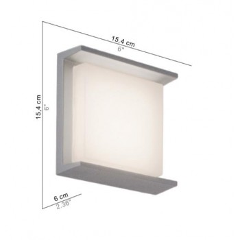 ZAFFERANO ALU ΕΞΩΤΕΡΙΚΟΥ ΦΩΤΙΣΜΟΥ - ΤΟΙΧΟΥ - ΛΕΥΚΟ LD0138B3 ZAFFERANO ALU ΕΞΩΤΕΡΙΚΟΥ ΦΩΤΙΣΜΟΥ - ΤΟΙΧΟΥ - ΛΕΥΚΟ LD0138B3