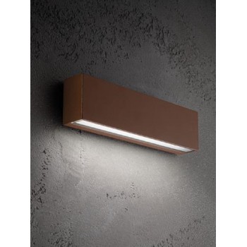 ZAFFERANO SLAT LED WALL LIGHT 45X180X30mm CORTEN LD0150R3 ZAFFERANO SLAT LED WALL LIGHT 45X180X30mm CORTEN LD0150R3