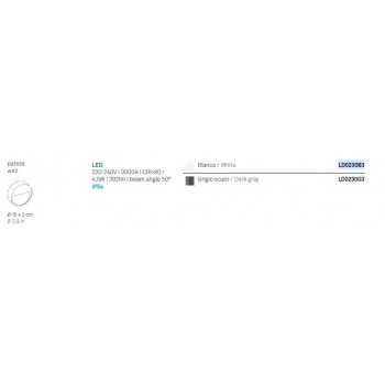 ZAFFERANO BOTTOM LED ΦΩΤΙΣΤΙΚΟ ΤΟΙΧΟΥ 100X30mm ΛΕΥΚΟ LD0230B3 ZAFFERANO BOTTOM LED ΦΩΤΙΣΤΙΚΟ ΤΟΙΧΟΥ 100X30mm ΛΕΥΚΟ LD0230B3