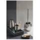 WENKO - BATHROOM GLASS BADI CERAMIC INOX MAT - 241371121 WENKO - BATHROOM GLASS BADI CERAMIC INOX MAT - 241371121