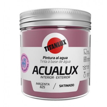 TITAN - AQUALUX SATIN WATER COLOR FOR PAINTING AND HANDICRAFTS - 825 MAGENDA 75ML- 13092.825