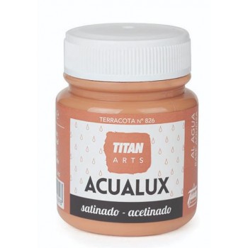 TITAN - AQUALUX SATIN WATER COLOR FOR PAINTING AND HANDICRAFTS - 826 TERRACOTA 100ML- 13092.826