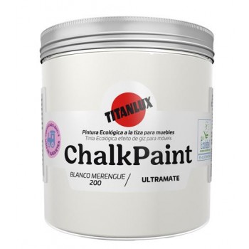TITAN CHALK PAINT 200 - 750 ml - MERENGUE BLANCO TITAN CHALK PAINT 200 - 750 ml - MERENGUE BLANCO