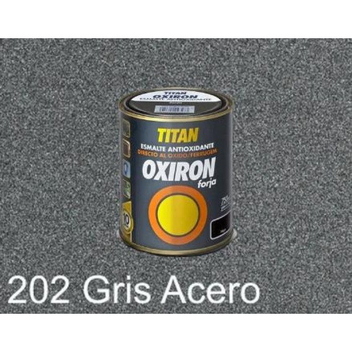 TITAN OXIRON ΑΝΤΙΣΚΩΡΙΑΚΟ ΜΕΤΑΛΛΩΝ - 202 GRIS ACERO - 750ML