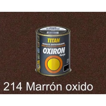 TITAN OXIRON ΑΝΤΙΣΚΩΡΙΑΚΟ ΜΕΤΑΛΛΩΝ - 214 MARRON OXIDO - 750ML