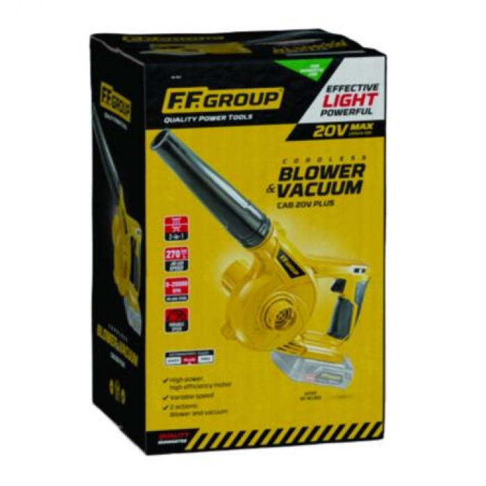 F.F. Group - CAB 20V Plus Φυσητήρας Χειρός Μπαταρίας με Ρύθμιση Έντασης Solo - 46514 F.F. Group - CAB 20V Plus Φυσητήρας Χειρός Μπαταρίας με Ρύθμιση Έντασης Solo - 46514