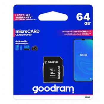 GOODRAM MICROSD + AD 64GB CLASS10 - 912959