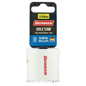 BENMAN HOLE SAW Bi-METAL, COBALT 8%, 95mm 72754 BENMAN HOLE SAW Bi-METAL, COBALT 8%, 95mm 72754