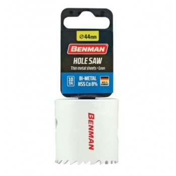 BENMAN HOLE SAW Bi-METAL, COBALT 8% 60mm 72744 BENMAN HOLE SAW Bi-METAL, COBALT 8% 60mm 72744