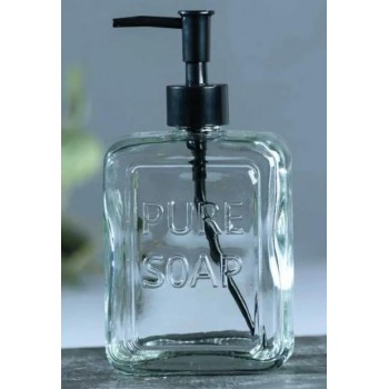 WENKO DISPENSER PURE SOAP TRANSPARENT 247141121 WENKO DISPENSER PURE SOAP TRANSPARENT 247141121