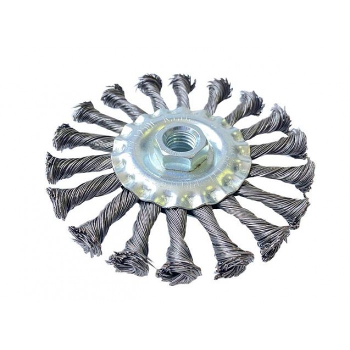 ΒΟΡΜΑΝΝ 043812 KNOTTED WHEEL BRUSH WITH NUT 14mm THUNDER-CUT" 125mm 043812 ΒΟΡΜΑΝΝ 043812 KNOTTED WHEEL BRUSH WITH NUT 14mm THUNDER-CUT" 125mm 043812