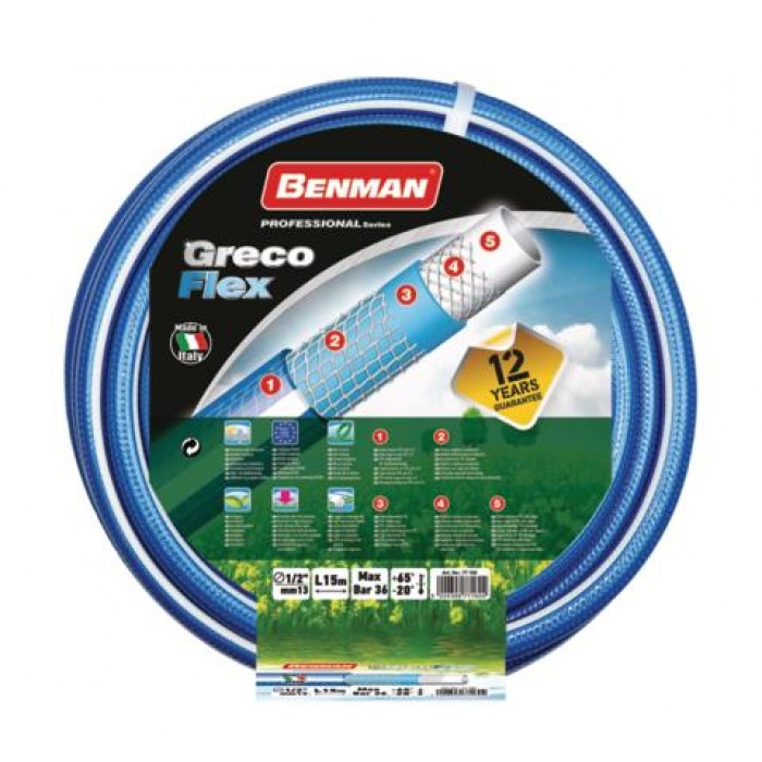 BENMAN GRECO FLEX HOSE 1/2"X50m 77162