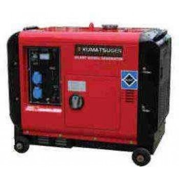 KUMATSUGEN GP8000MAT Generator closed type three-phase with starter and battery-008347
