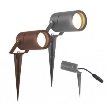 BOT LIGHTING - DECORATIVE BOLLARD LIGHT WITH BROWN POLE - SPIKY1C BOT LIGHTING - DECORATIVE BOLLARD LIGHT WITH BROWN POLE - SPIKY1C